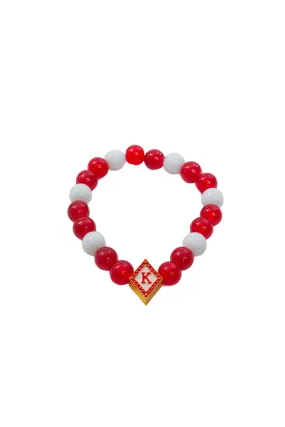 Kappa Alpha Psi - Diamond Beaded bracelet