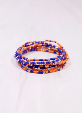 Karnes Bracelet Set BLUE ORANGE