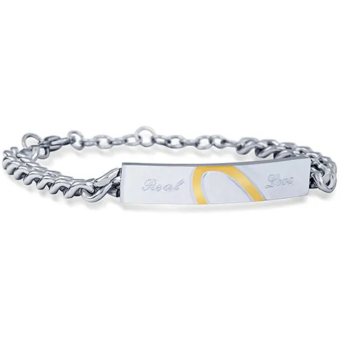 Korean Titanium Steel Love Puzzle Bracelet