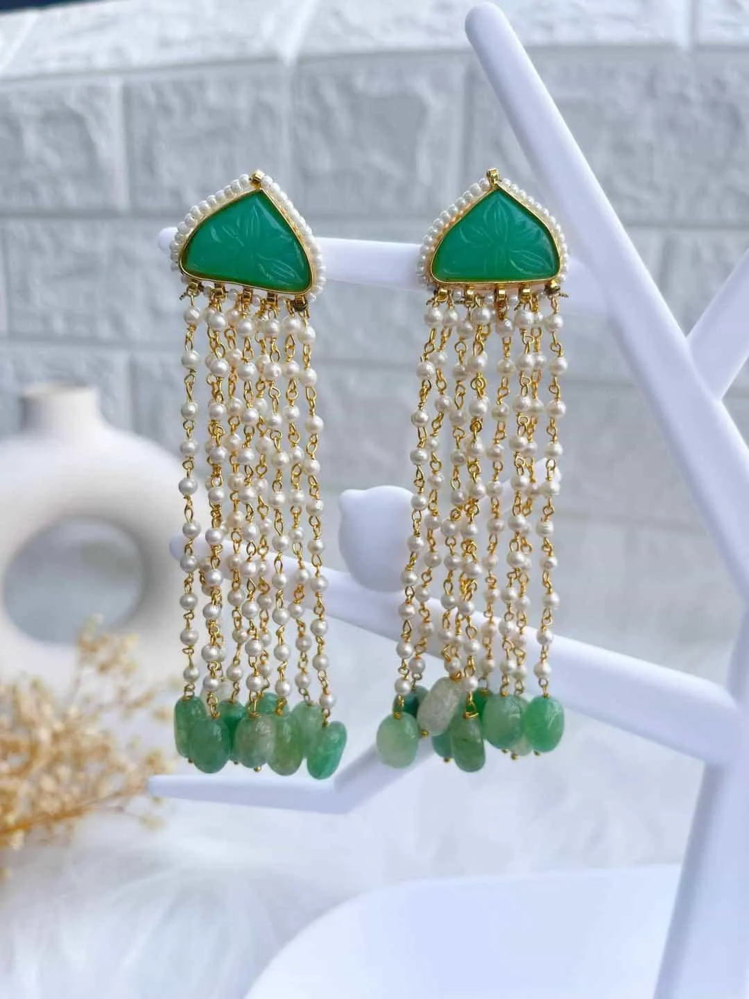 Long Chain Dangle Earrings