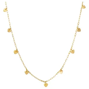 Love U Necklace gold plated - Gold plated