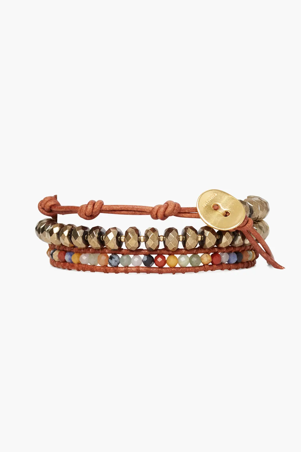 Mano Triple Wrap Bracelet Multi Mix