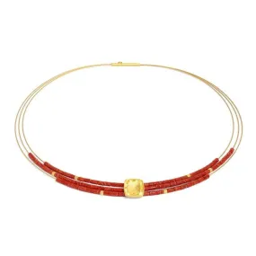 Marisa Red Coral Necklace - 84925296