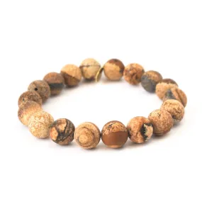 Matte Picture Jasper Bracelet