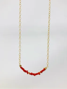 Mediterranean Coral Necklace