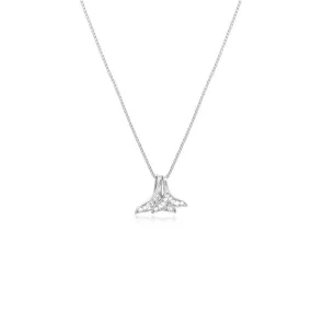 Mermaid Tail Cubic Zirconia Necklace