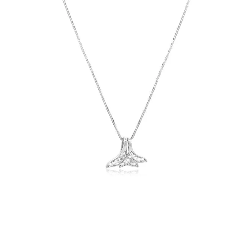 Mermaid Tail Cubic Zirconia Necklace