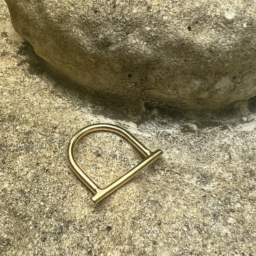 Minimal Bar Bombshell Ring by SLATE   SALT