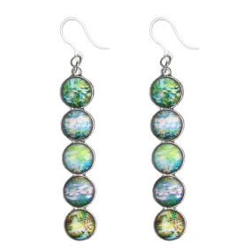 Monet Artwork Dangles Hypoallergenic Earrings for Sensitive Ears Made with Plastic Posts