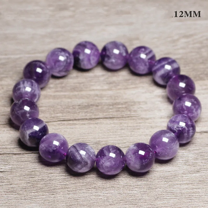 Natural Brazilian Fantasy Amethyst Bracelet