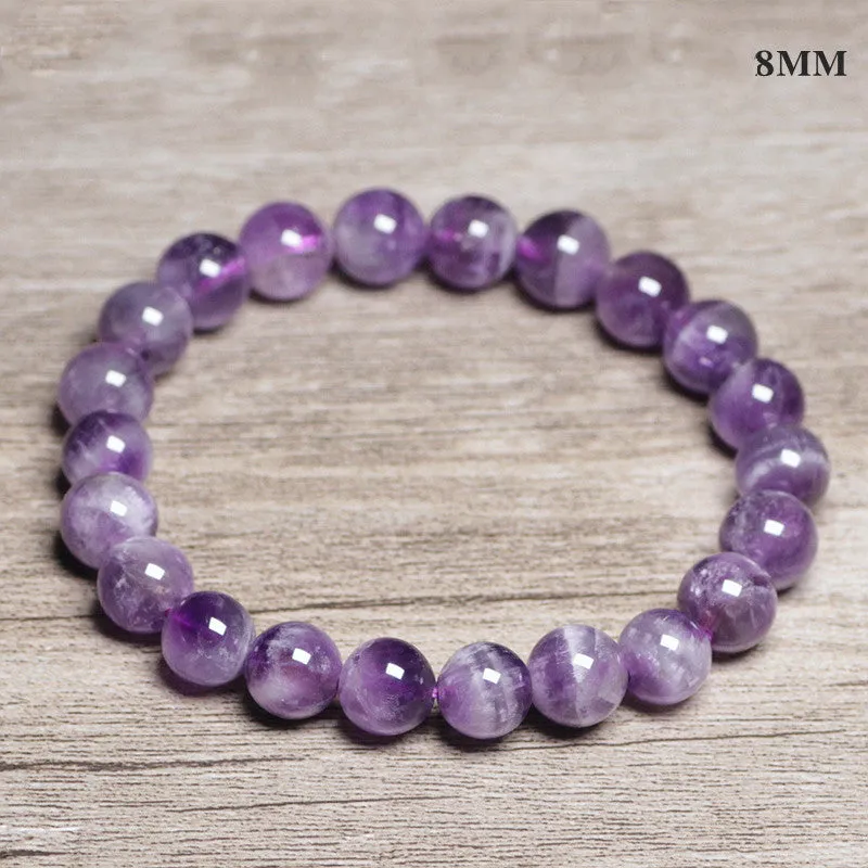 Natural Brazilian Fantasy Amethyst Bracelet