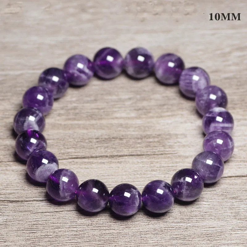 Natural Brazilian Fantasy Amethyst Bracelet