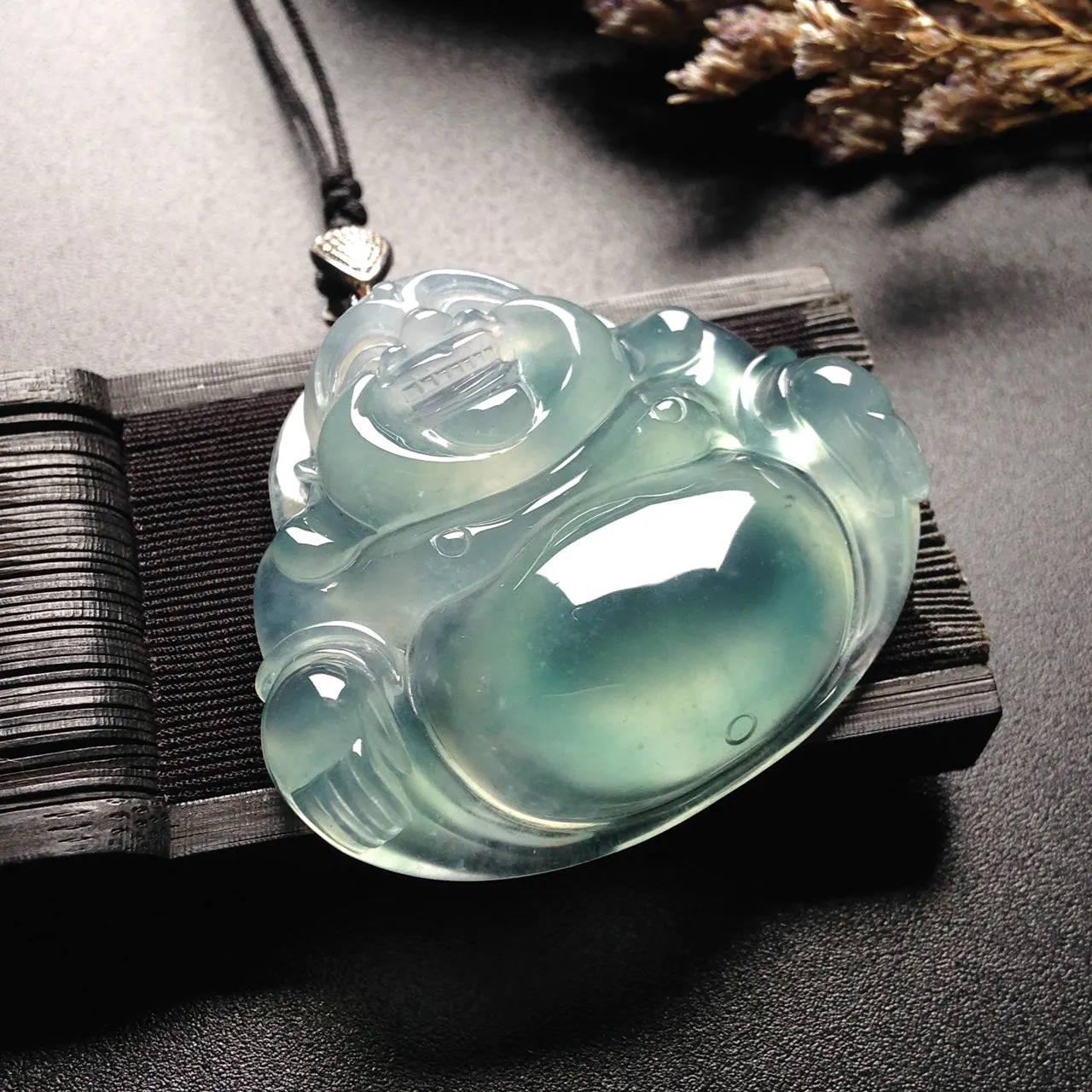 Natural Jade Pendant Jadeite Buddha Pendant PT282