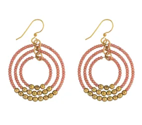 ***NEW***<br>Gyroscope Earring <br> Terracotta