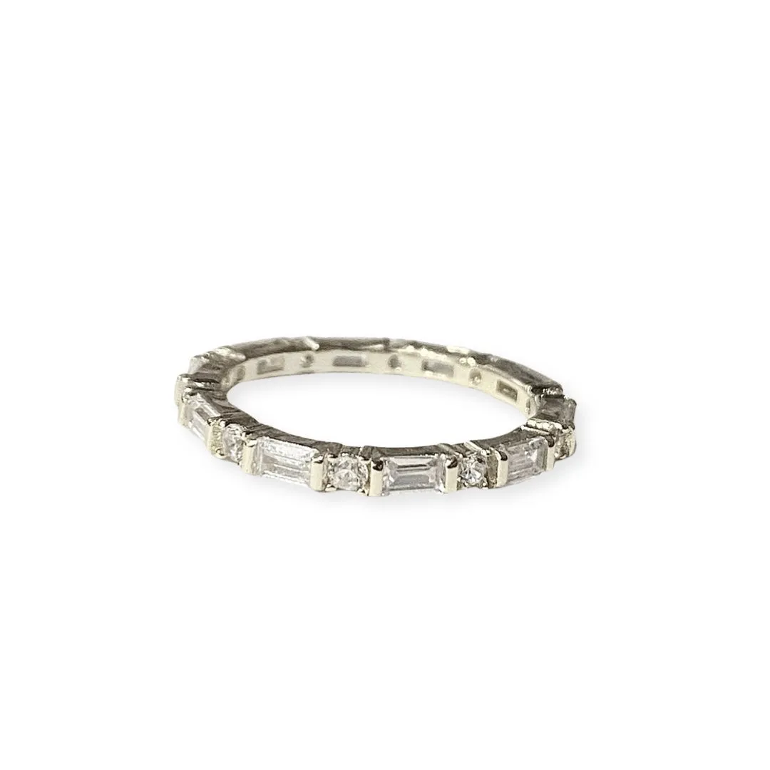 Noelia Baguette Pattern Ring