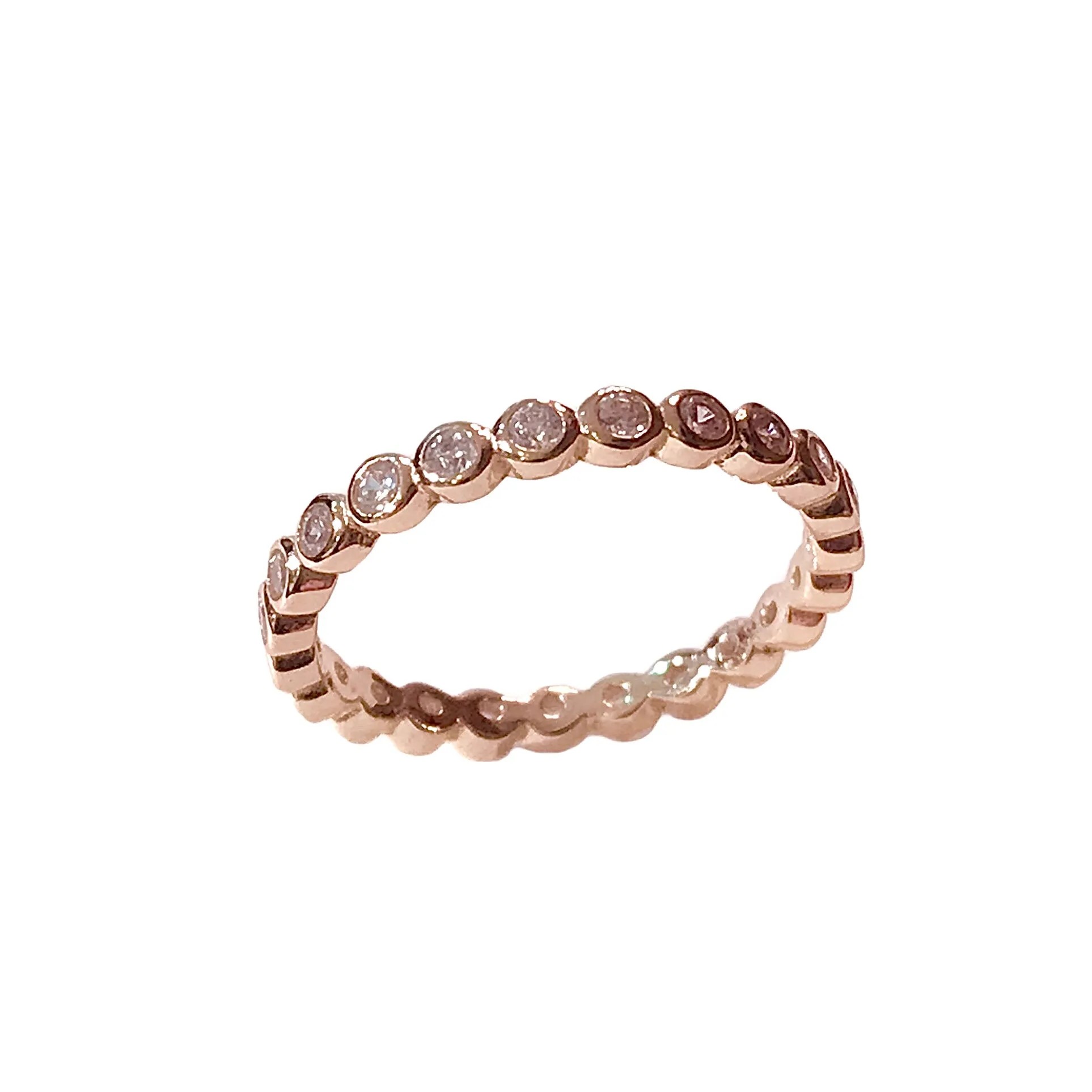 Noelia Thin Bezel Eternity Ring