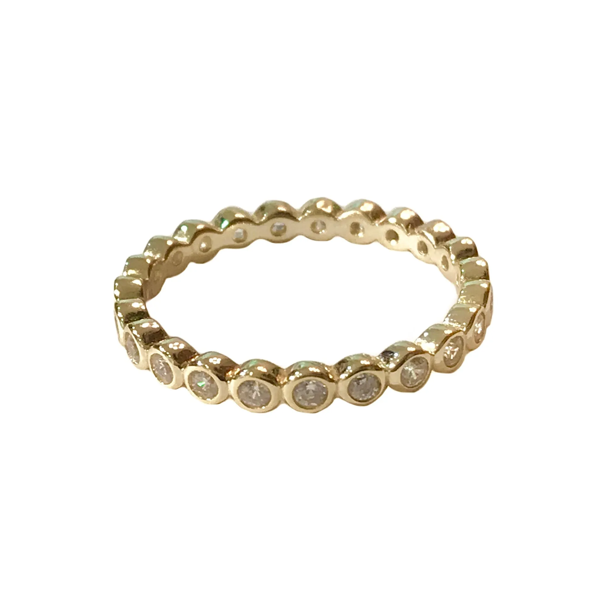 Noelia Thin Bezel Eternity Ring