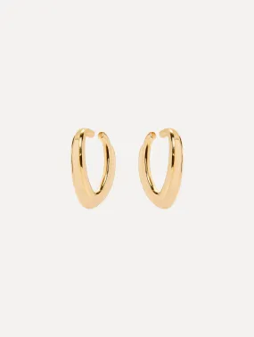 O Disk Hoop Earrings