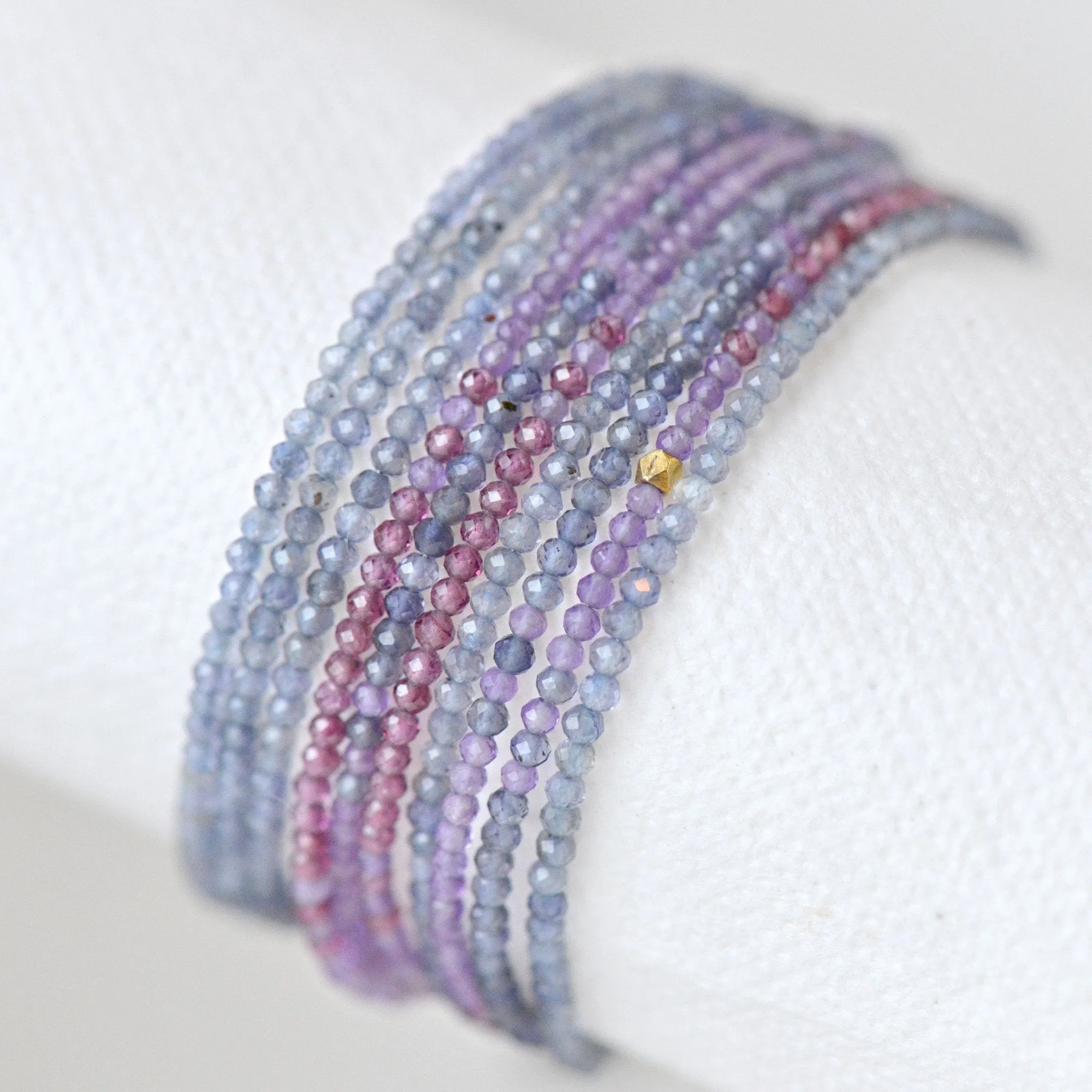 Ombre 'Purple' Wrap Bracelet