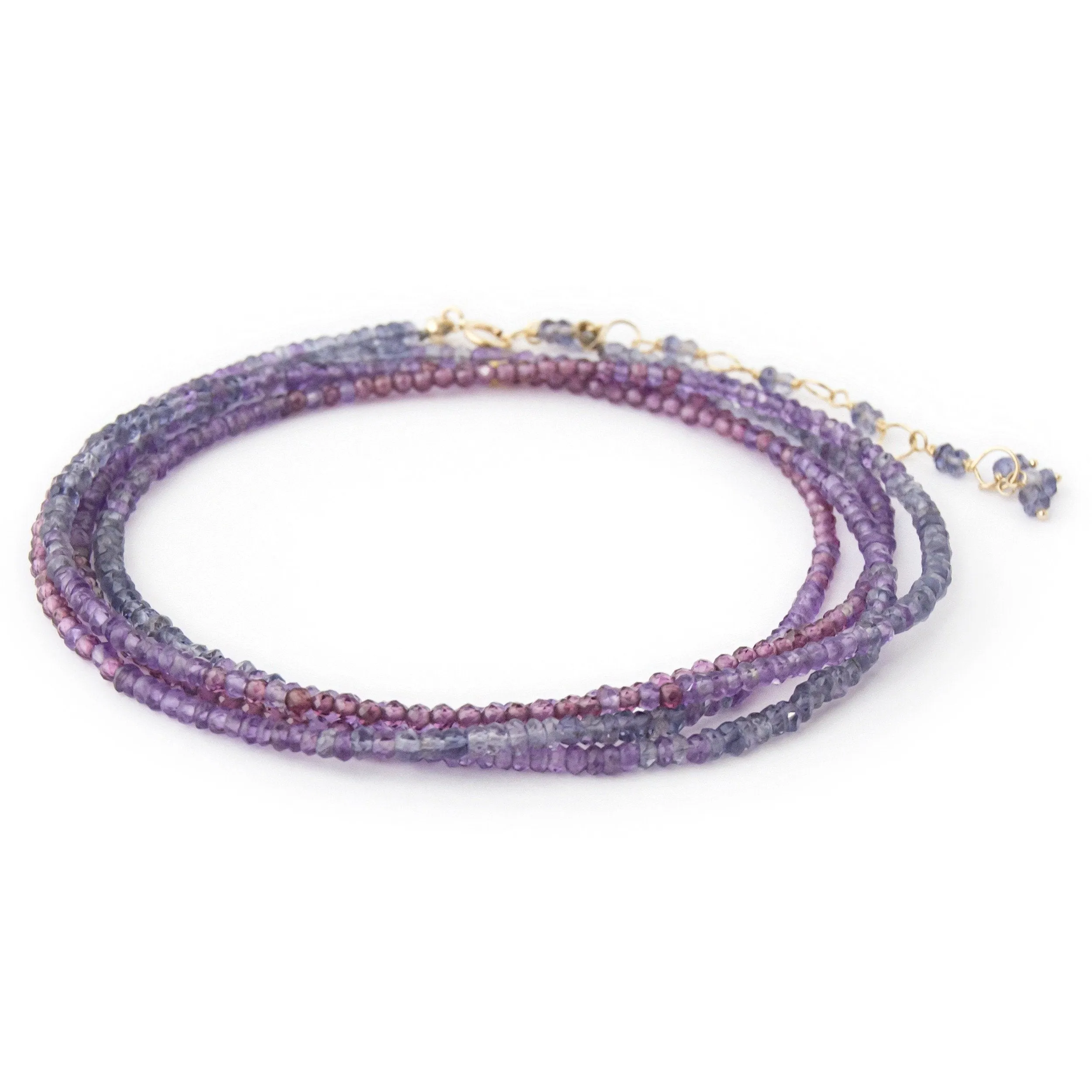 Ombre 'Purple' Wrap Bracelet