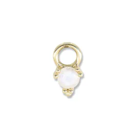 ORB MOONSTONE EARRING CHARM