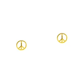 Peace Sign Studs