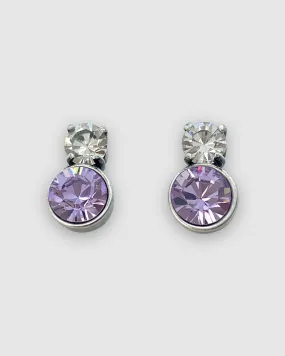 Peter Lang JANE Earrings - Crystal/violet