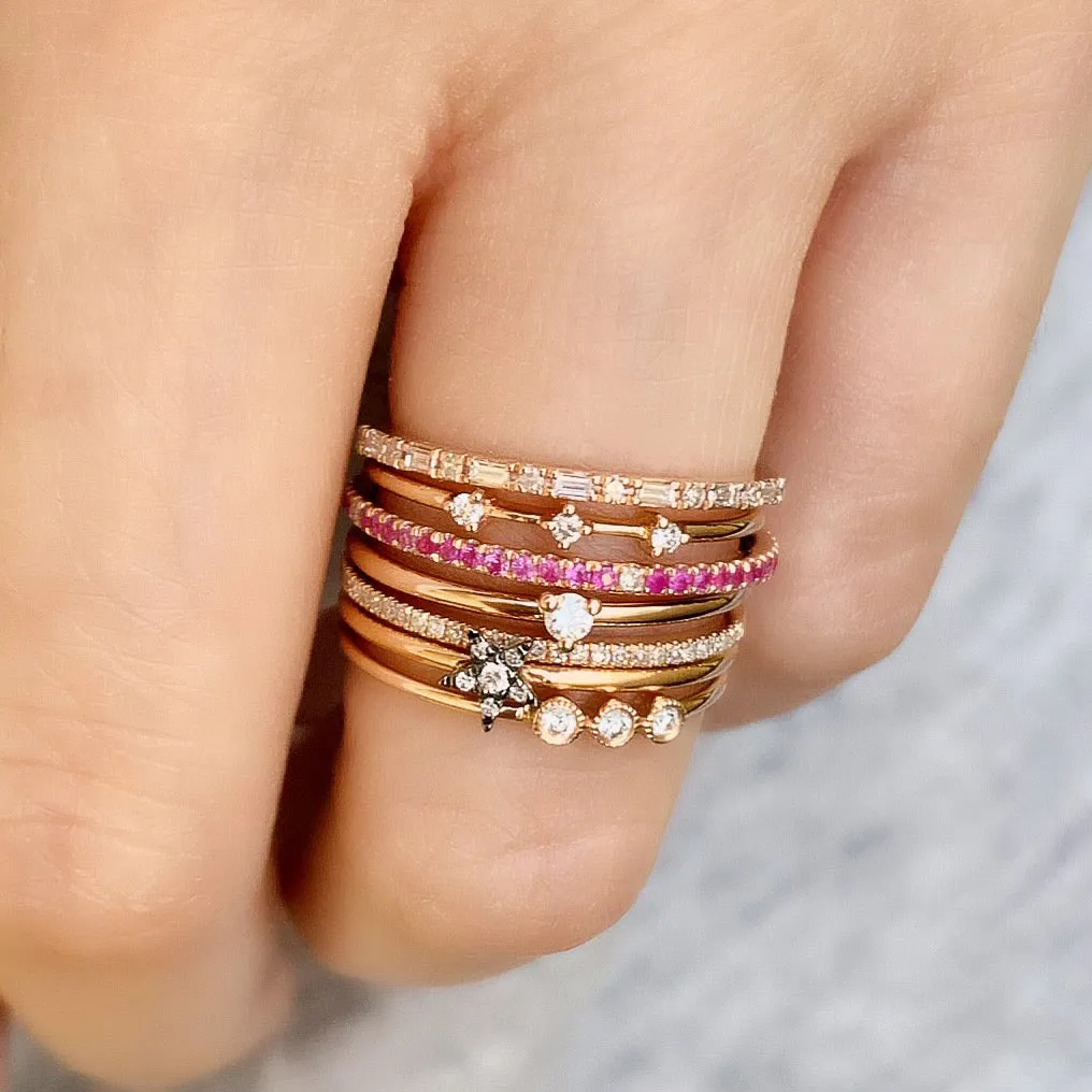 Petite Star Stackable Ring