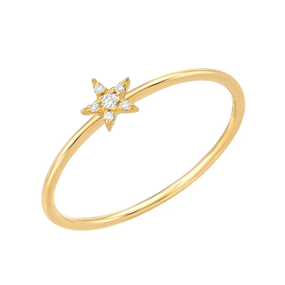 Petite Star Stackable Ring