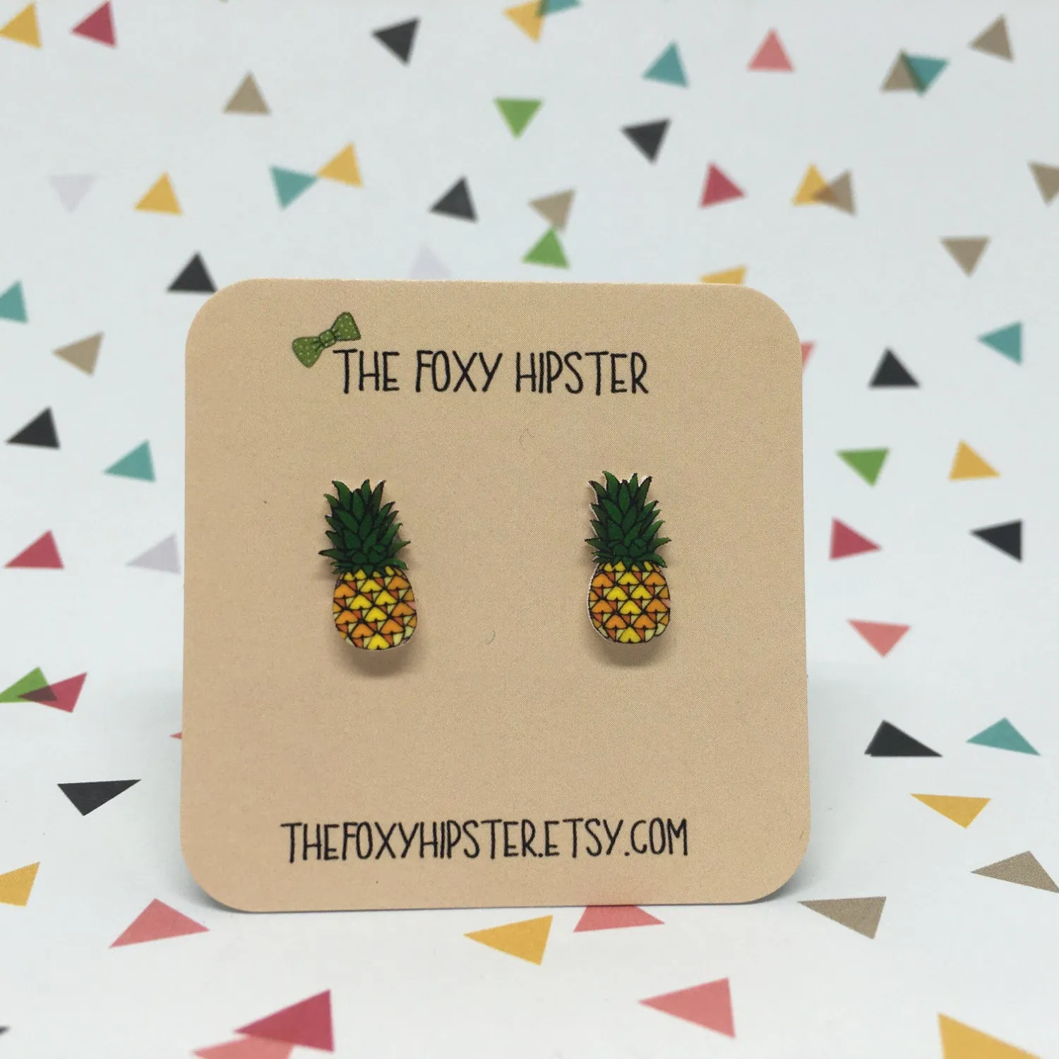 Pineapple stud Earrings