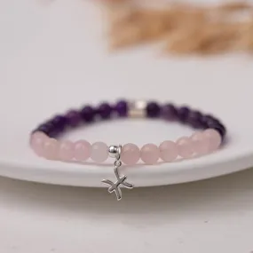 Pisces Birthstone Gemstone Bracelet