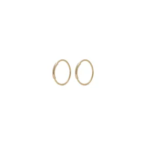 Raquel Extra Small Gold Plated Hoops