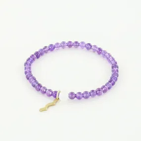 Rayminder UV Awareness Bracelet in 4mm Amethyst