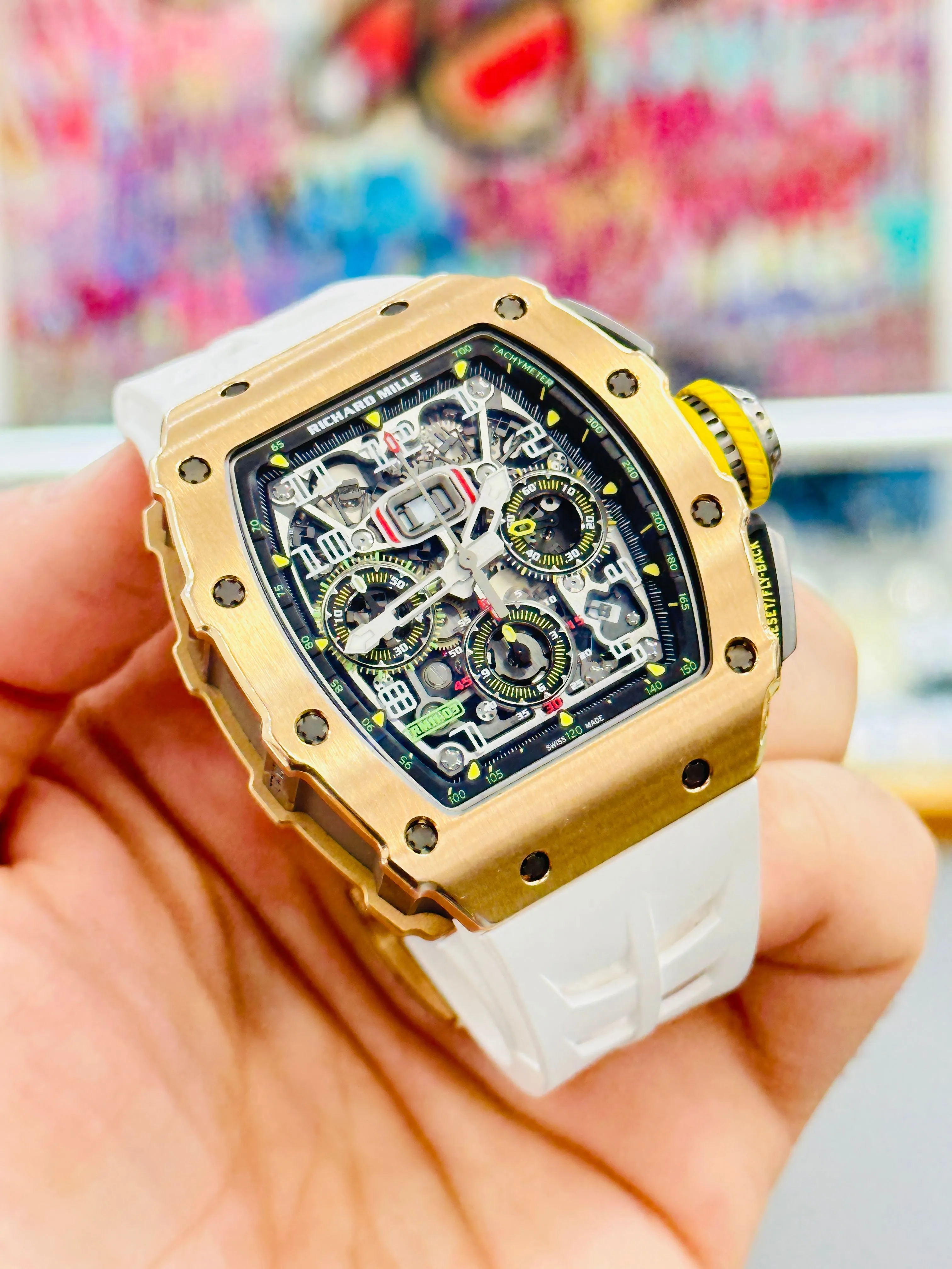 Richard Mille  RM 11-03 Flyback Chronograph 18-karat rose gold & Titanium B/P