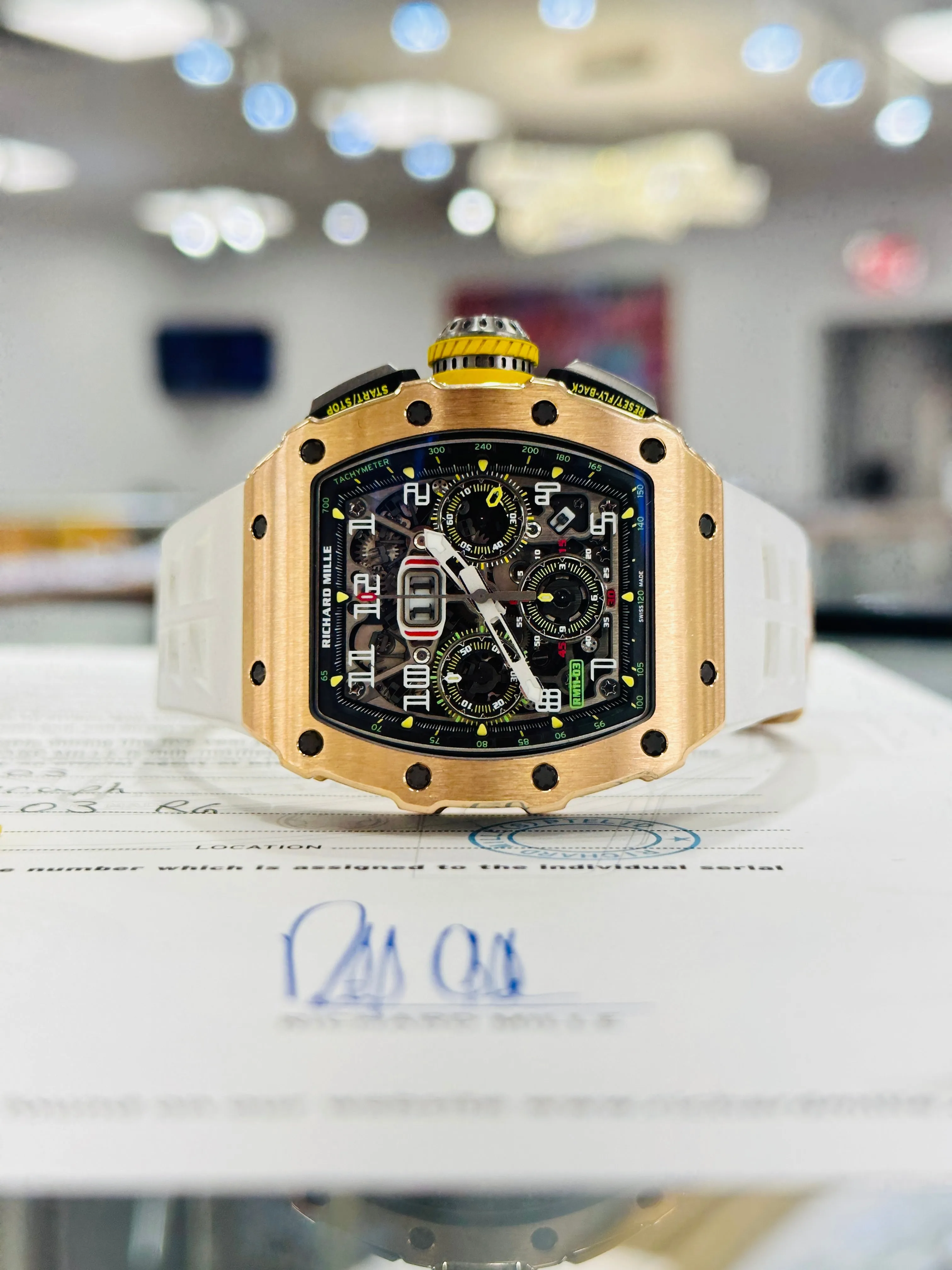 Richard Mille  RM 11-03 Flyback Chronograph 18-karat rose gold & Titanium B/P