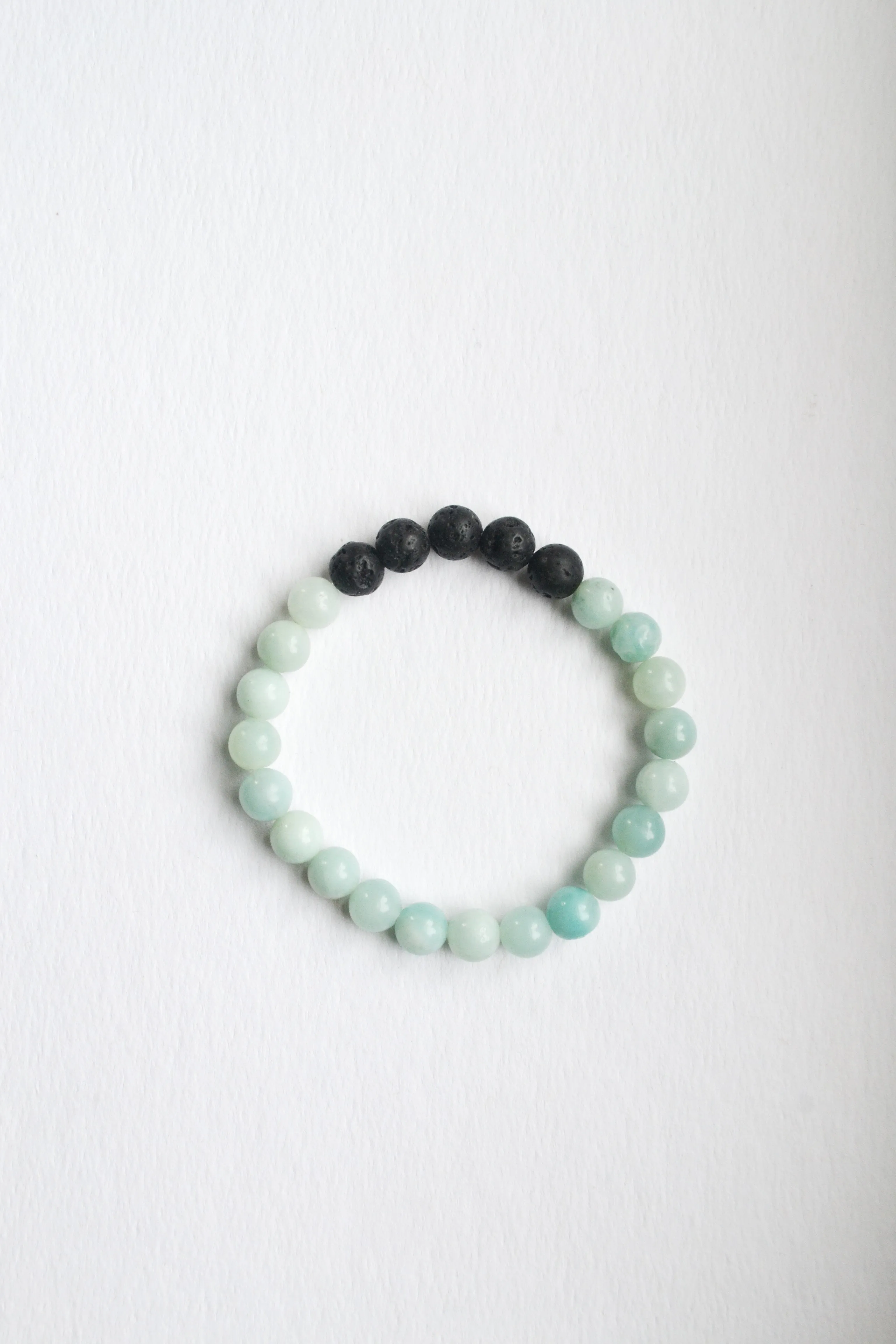 Semi Precious Lava Stone Bracelet