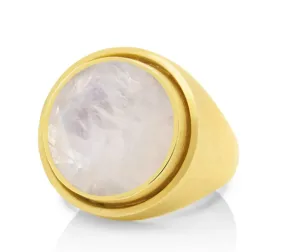 SIGNATURE STATEMENT RING MOONSTONE