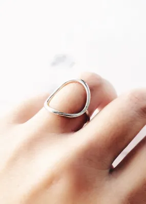 Silver Circle Ring - Pomaika'i