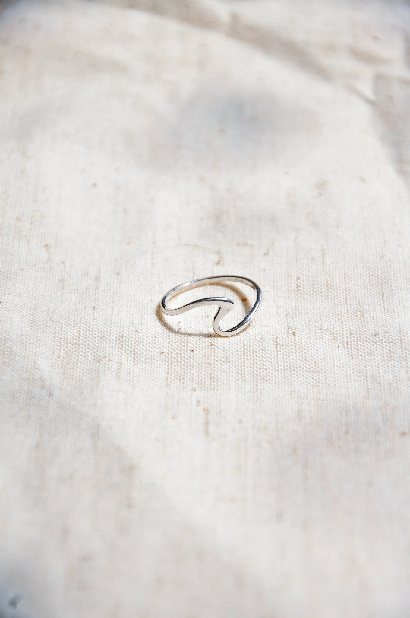 Silver Wave Ring