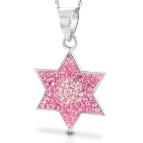 Star Pendant Jewelry - Pink Ferido Stones