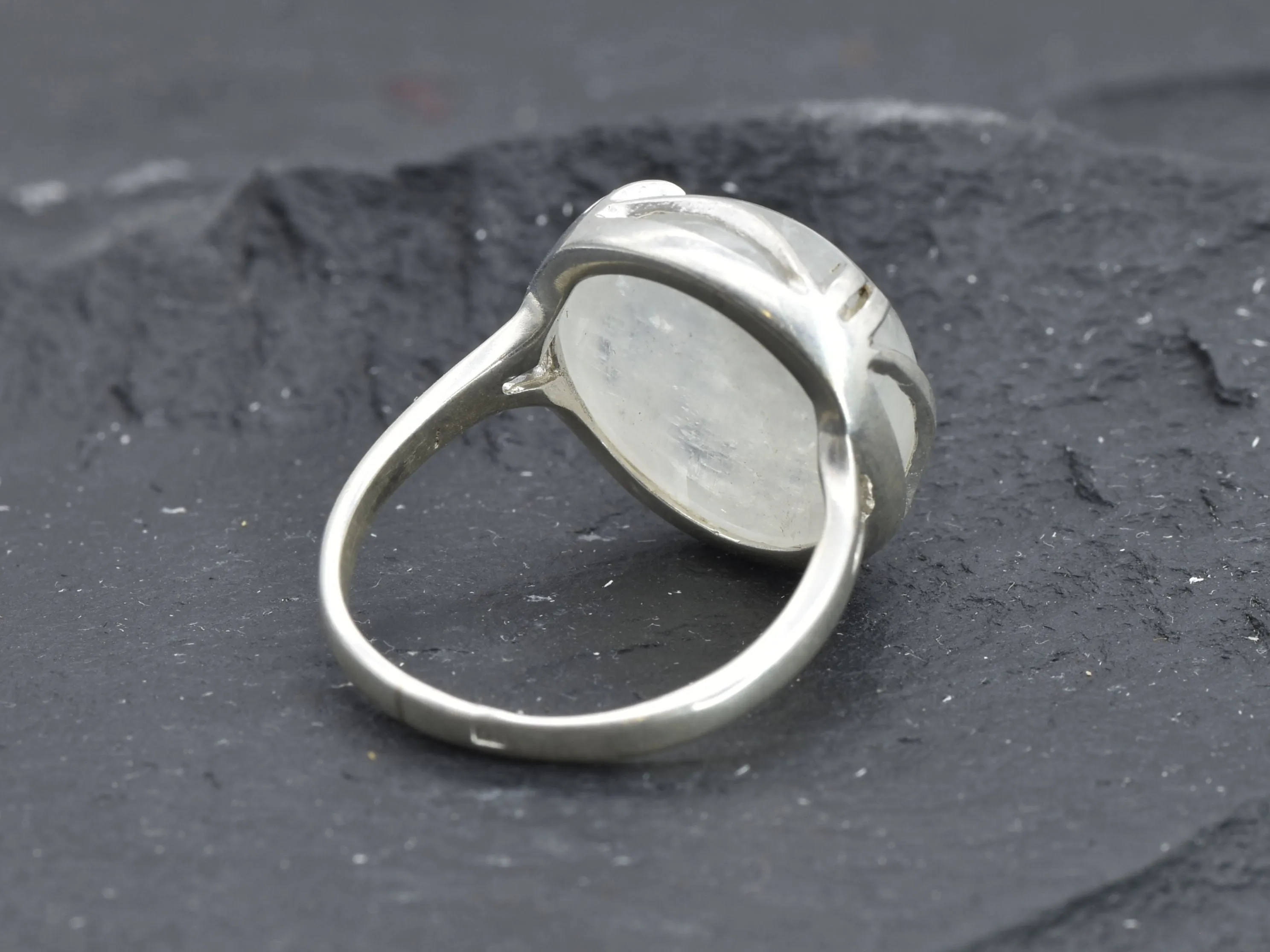 Statement Moonstone Ring - June Birthstone Ring - Large Vintage Ring