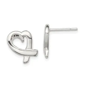 Sterling Silver Heart Mini Earrings