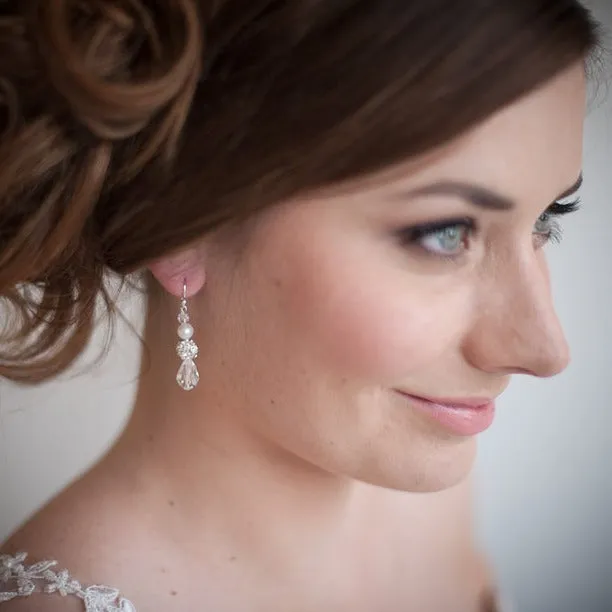 Sylvia Vintage Wedding Earrings