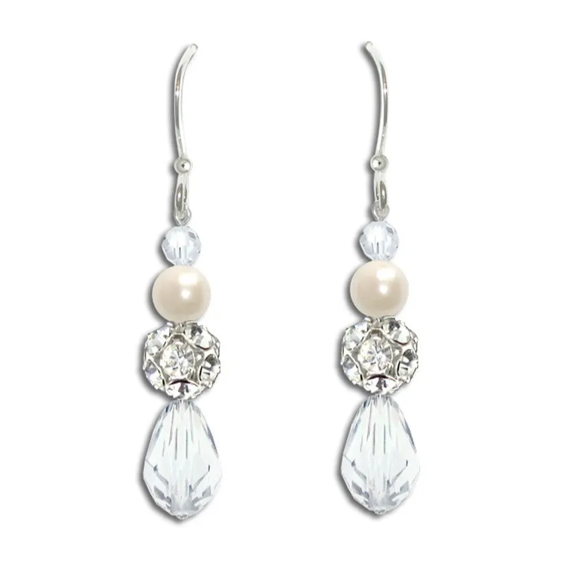 Sylvia Vintage Wedding Earrings