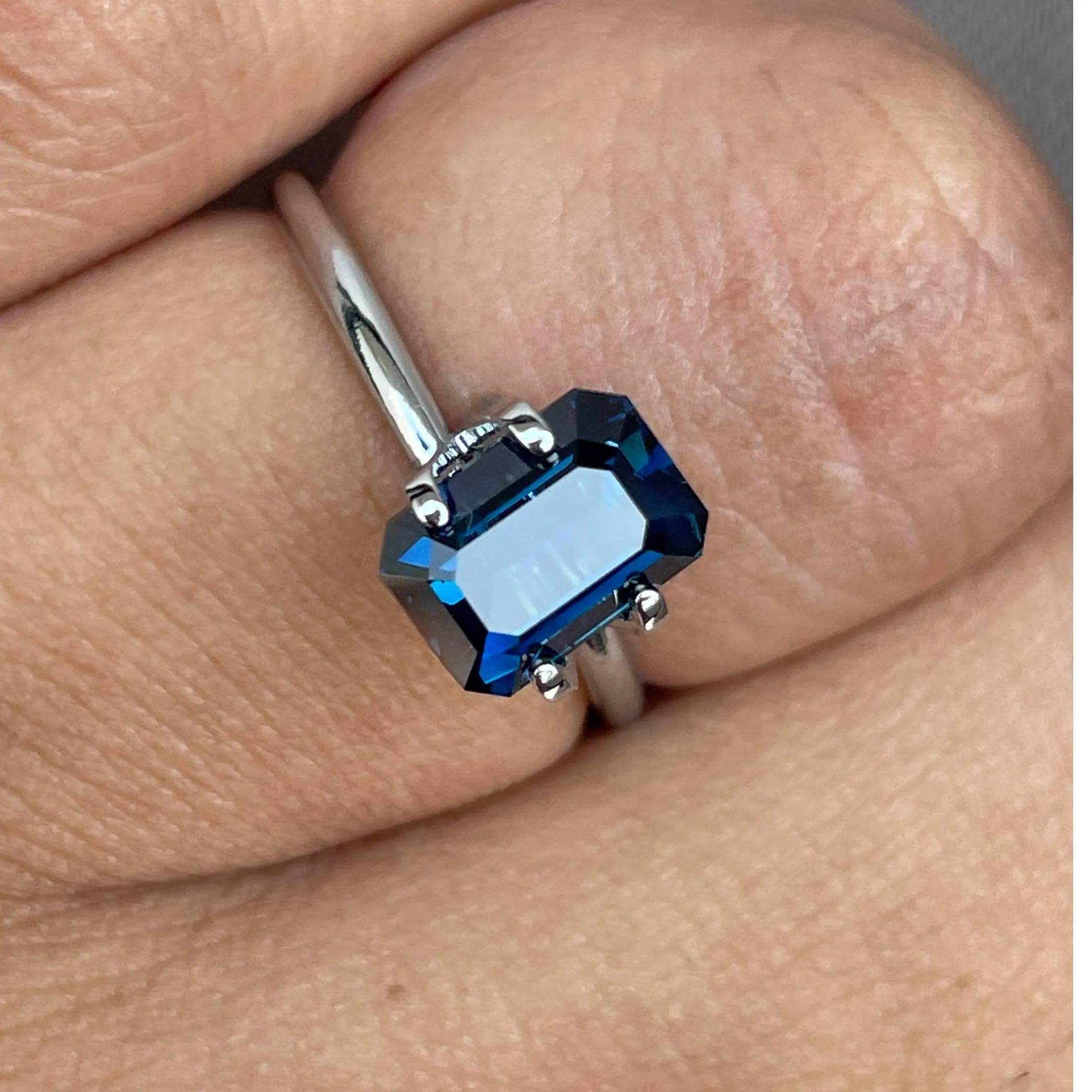 Teal Blue Sapphire 3.01 Ct, Natural Blue Green Sapphire Ring, Teal Sapphire Engagement Ring, bespoke Ring, For Custom ring Loose gem