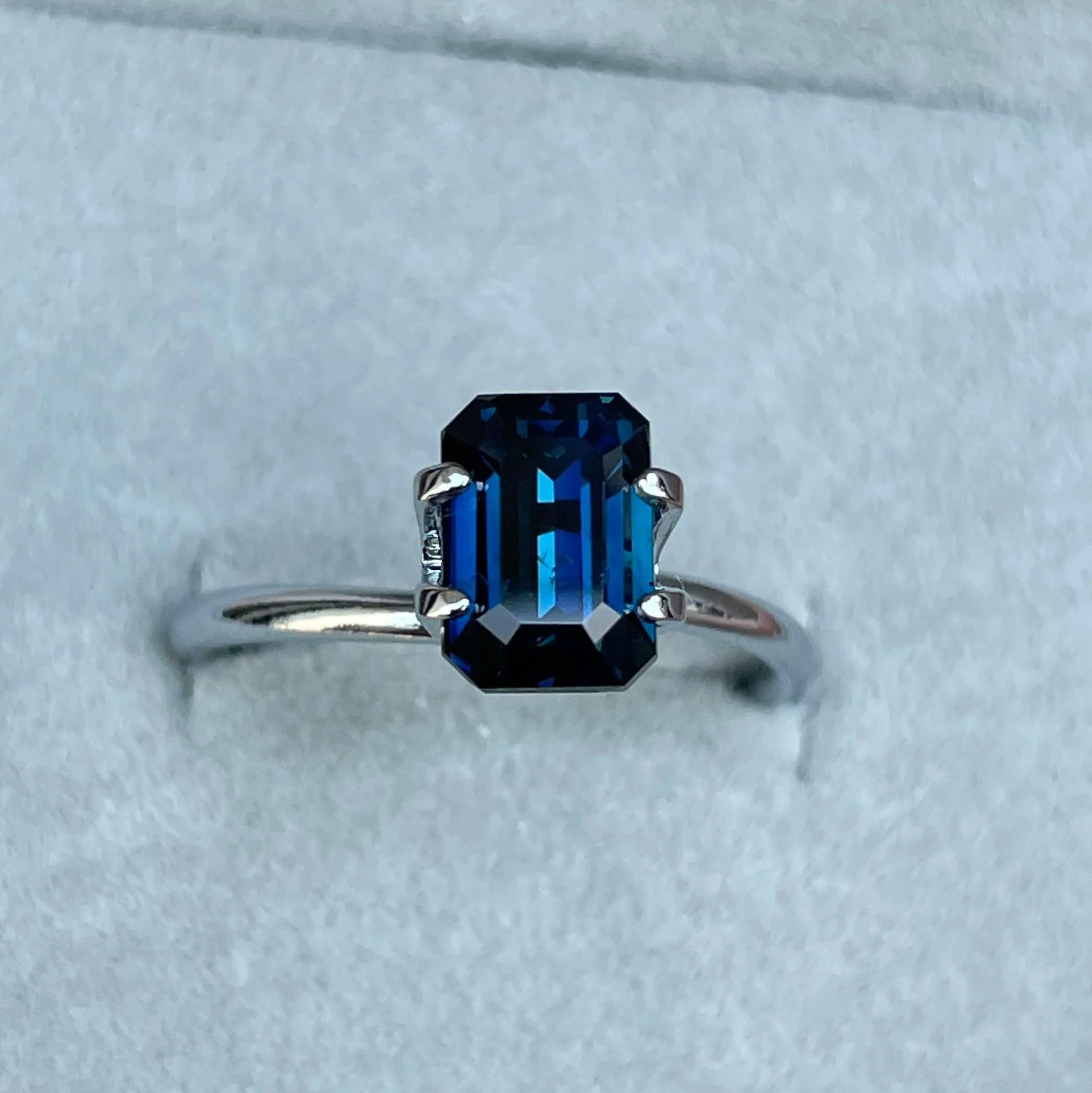 Teal Blue Sapphire 3.01 Ct, Natural Blue Green Sapphire Ring, Teal Sapphire Engagement Ring, bespoke Ring, For Custom ring Loose gem