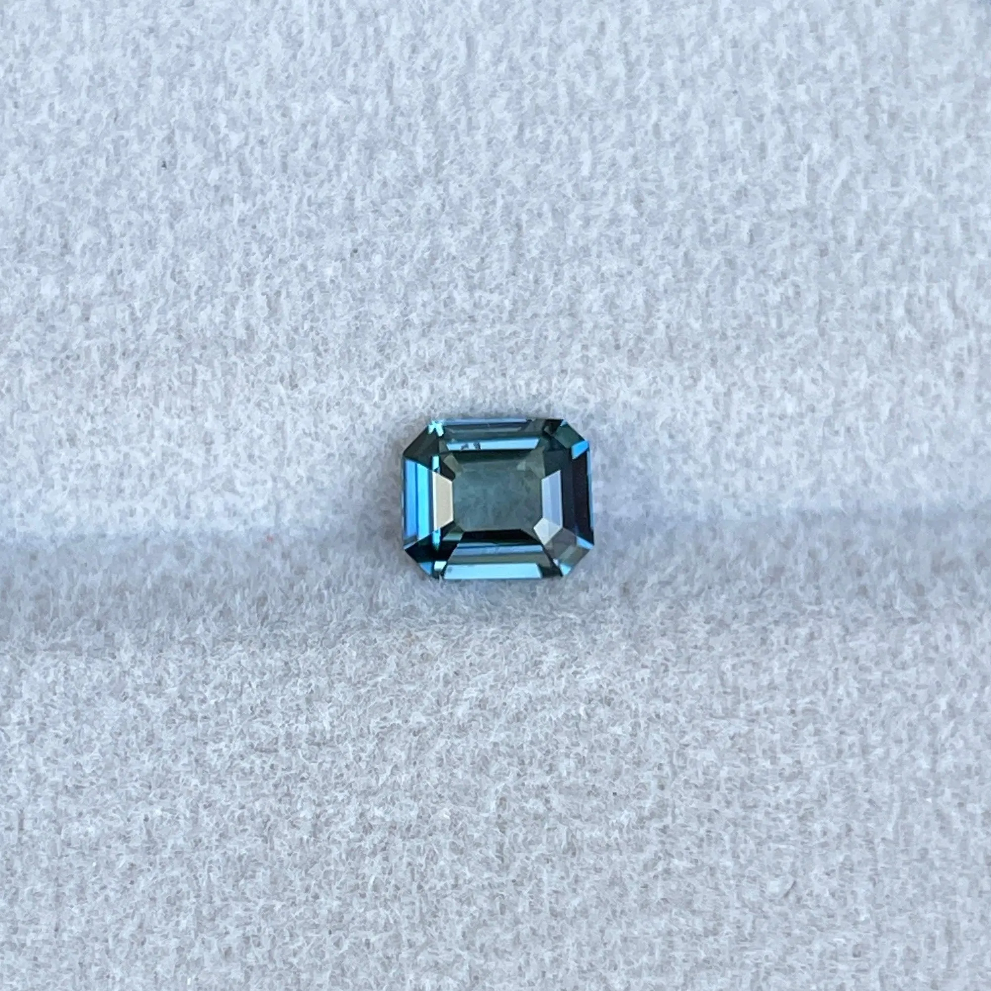 Teal Sapphire 0.86 Ct, Natural Teal Sapphire Ring