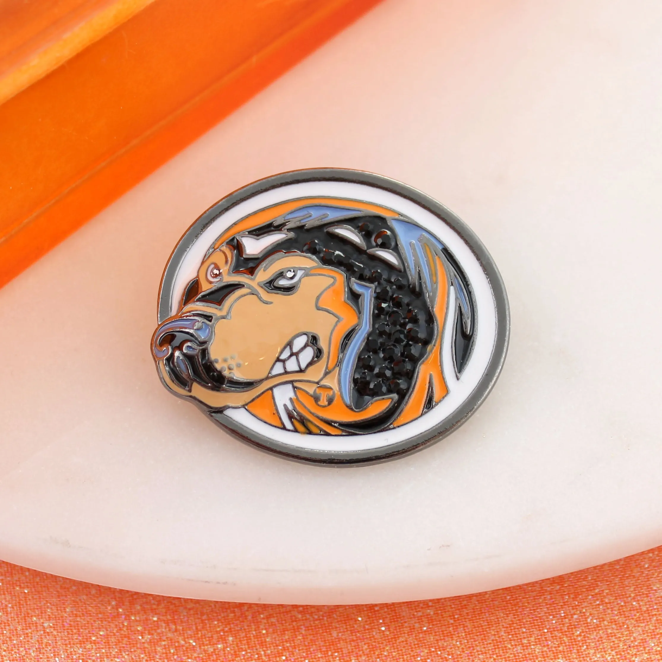 Tennessee Crystal Mascot Logo Pin/Pendant