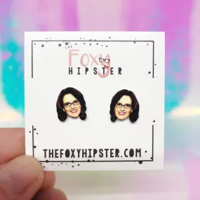 Tina Fey Stud Earrings