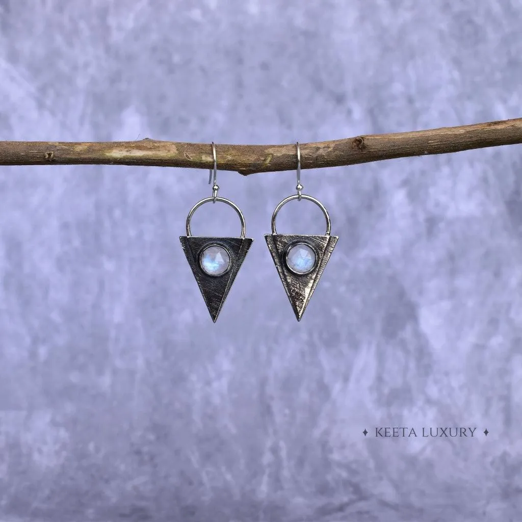 Tribal Treasures - Moonstone Earrings